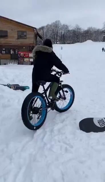 New Fashion manufacturer customized bike full suspension mountain electric bicycle snow bike
